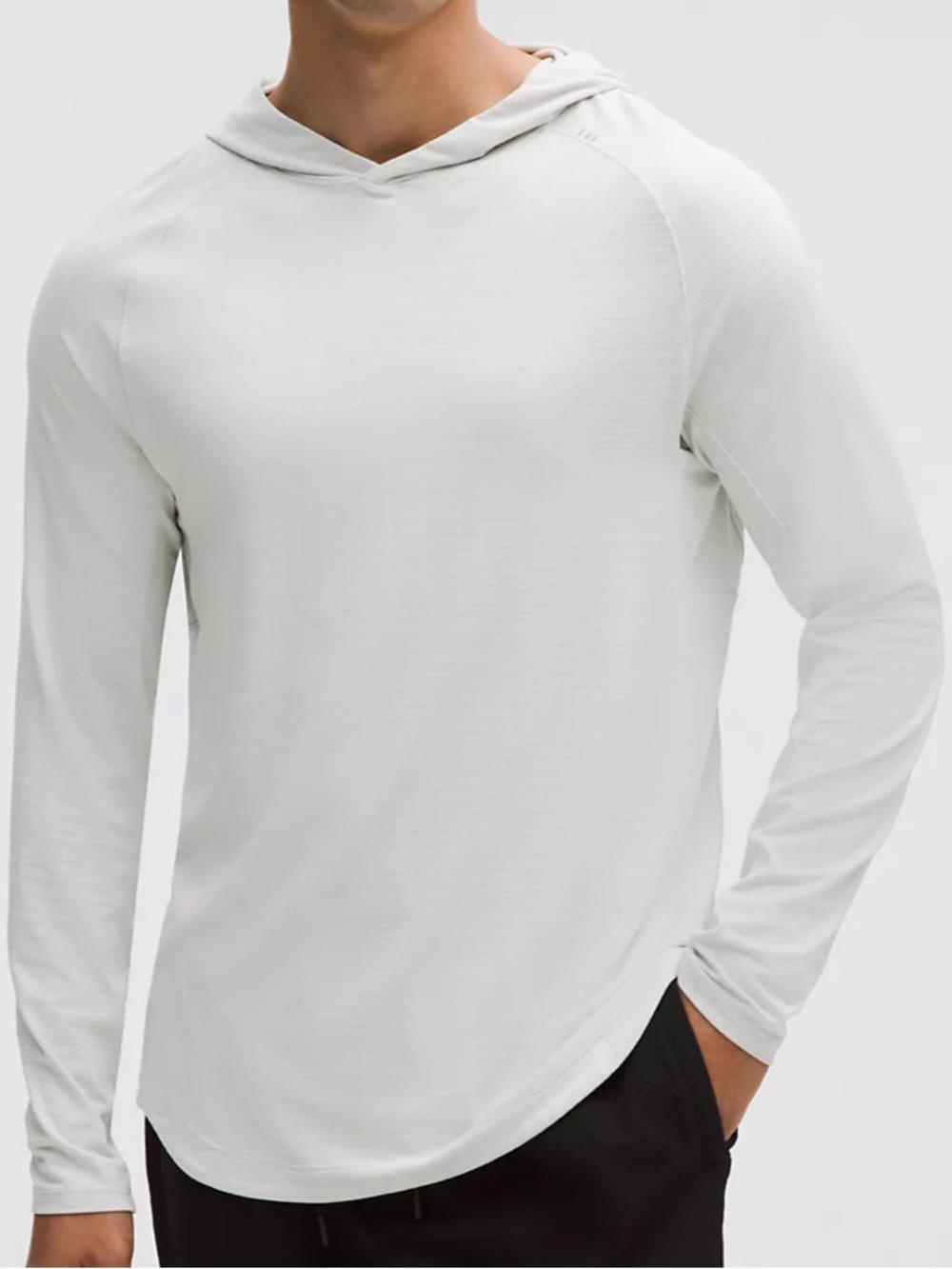 Lululemon Men's Large License To Train Lightweight Hooded Long-Sleeve Shirt
